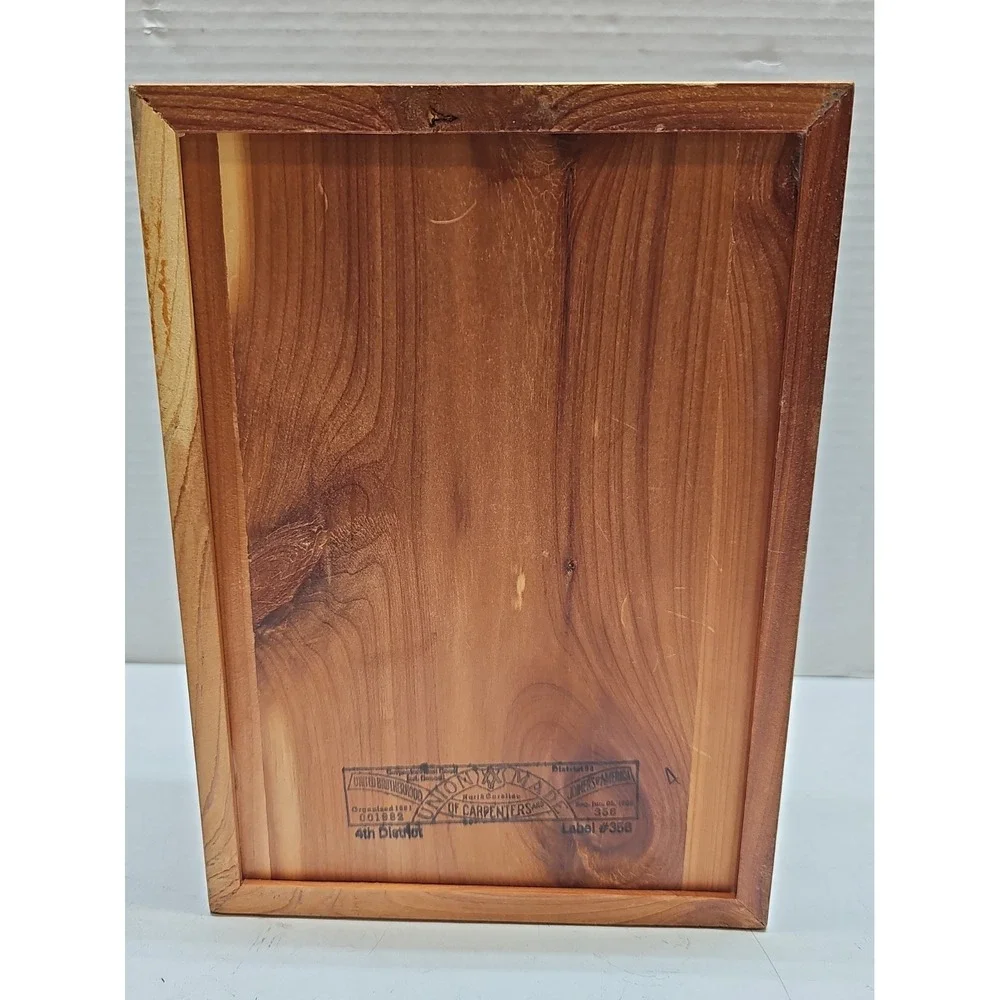 Holy Bible Black Heritage Edition, King James Version, Used, 1976 W/ Cedar Box